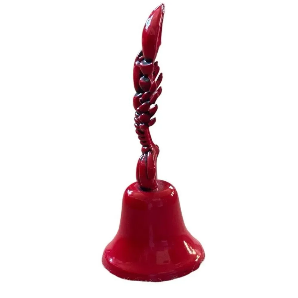 Red Metal Souvenir Lobster Bell